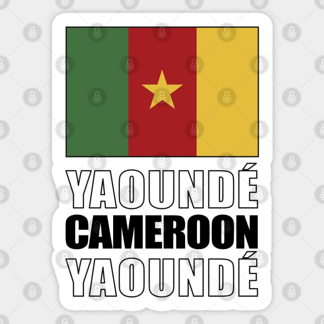 Flag of Cameroon Sticker by KewaleeTee